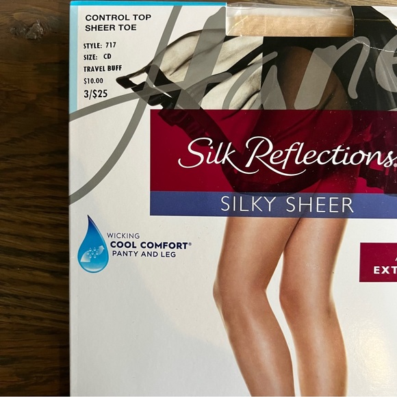 Hanes Silk Reflections Silky Sheer Hosiery (set of 3) - Picture 5 of 5